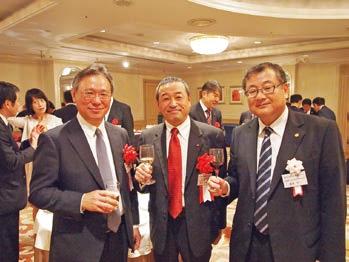 The launch of the vessel was celebrated in the presence of a number of attendees, including a Director of Hitachi, Ltd.