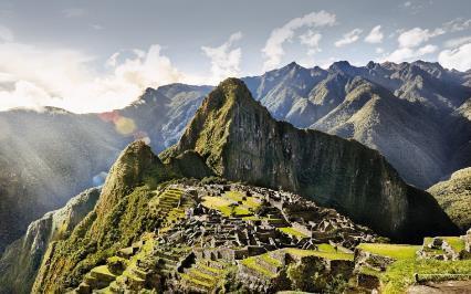 Day 8: Machu Picchu Meals included: Breakfast, Lunch, Dinner Transfer 25 minutes to Ollantaytambo to board the train that will take you through the mountainous landscapes to the small town of Aguas