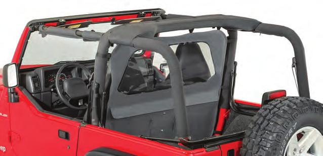 QuadraTop Clearview Windstopper Installation Manual for 80-06 Jeep CJ, YJ & TJ Wrangler Vehicles # 11028.001X and # 11028.