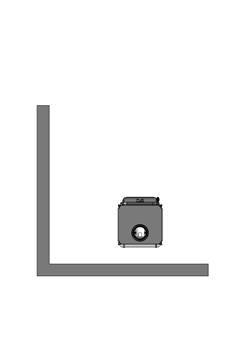 Minimum distances from flammable material: Ovn type Behind the stove (A) To the sides of the stove (B) 45 corner (C) Morsø 1412 uninsulated flue 200 mm 600 mm 600 mm Morsø 1442 uninsulated flue 200