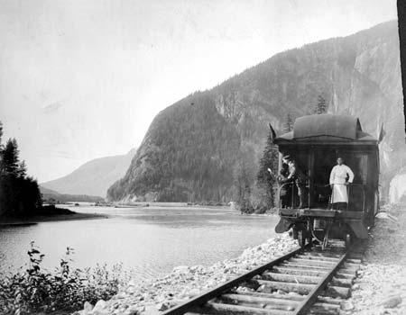 The first divisional point east of Prince Rupert was located at the community of Pacific, formerly called Nicholl. The stations with only a few exceptions were of a standard design.