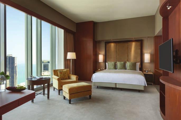 Shangri-La Hotel, Doha 20% discount on food and beverage (excluding special promotion) 20% discount on the best available rate booked through the hotel website Complimentary upgrade to the next