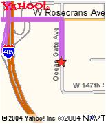 Take the I-405 SOUTH exit towards LONG BEACH - go 2.6 mi 6. Take the ROSECRANS AVE EAST exit - go 0.2 mi 7.