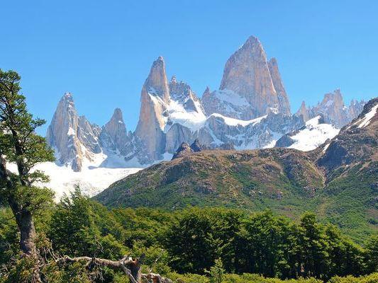 Patagonia, and on a very clear day, the distant majestic Torres del Paines in neighboring Chile could even