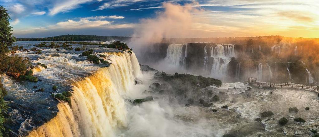 Iguazú Falls, Brazil 22 Day Best of South America Day 1: Monday 25 June 2018 Lima, Peru Travel from home (zoned area) in your complimentary chauffeured transfer to Adelaide Airport to meet your