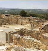 Places of Archaeological Interest Phaistos Phaistos is Crete s second largest minoan palace after Knossos and is located in southern Crete.