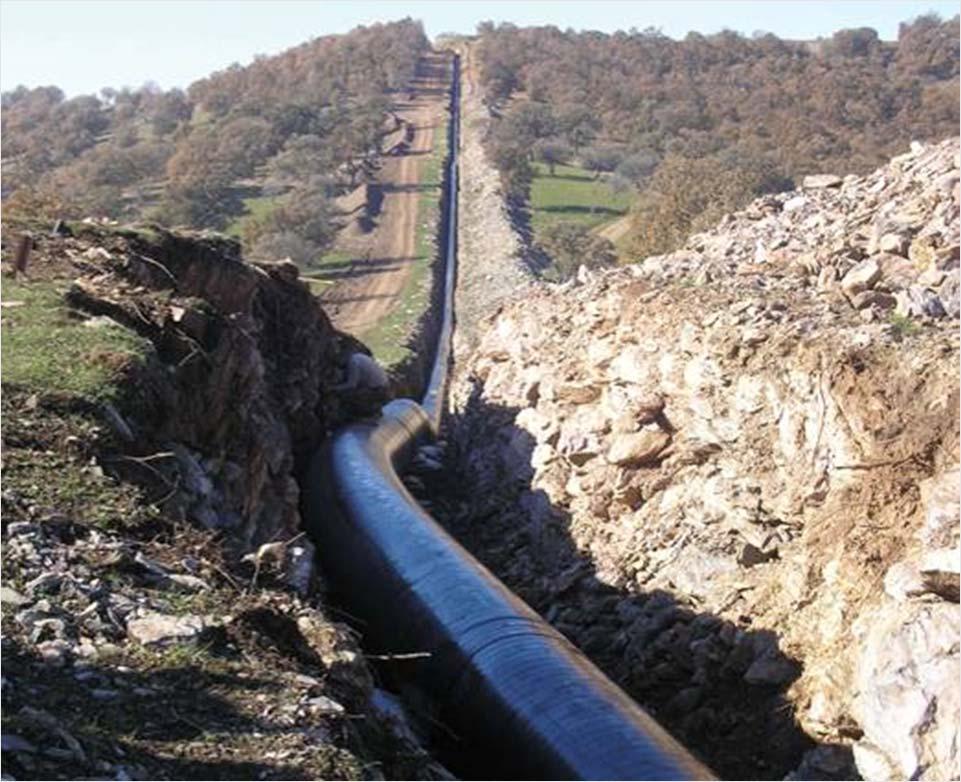 Energy / Natural gas 41 km 39 km Polythylene pipeline networks 300+ km 41 km polythylene & 39 km steel gas distribution networks, 2002-2006 period,