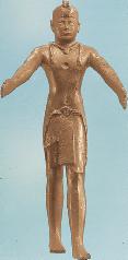 This bronze statue of a Nubian king, dating from about 700 B.C.