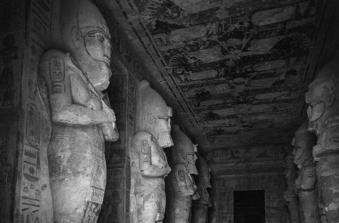 The tomb is decorated with paintings and reliefs depicting Ramses and