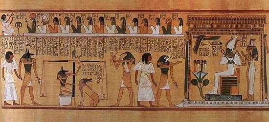 Last Judgment of Hu- Nefer, from his tomb, Thebes, Egypt, 19 th