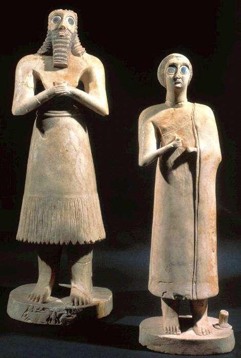 Purpose Statuettes of worshippers from Es