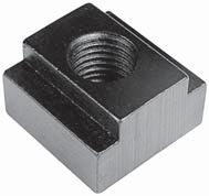 To order, add a T after the above Part No. s (ex: 41412T) * T-Slot Nuts are undersized to fit machine table slot ** English T-Slot Nut will fit this size metric machine T-Slot.