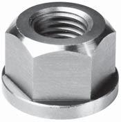 Stainless Steel Flange Nuts 303 Stainless Steel Special sizes quoted upon request Part Thread Weight No.