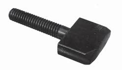 light clamping or holding Knurled head allows better grip Dog point prevents damage to end threads Special sizes quoted upon request Part Thread Weight No.