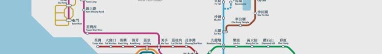 Shatin to Central Link linking Tai Wai Diamond Hill, Kowloon City, Hung Hom, Wanchai to Central 2.