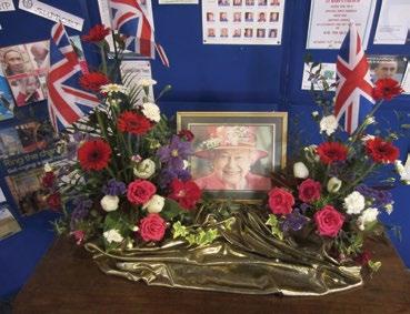 Queen s Birthday Service Drinks, birthday cake, nibbles and the singing of Happy Birthday were enjoyed by the congregation at Hemyock Parish Church following the service to celebrate the 90 th