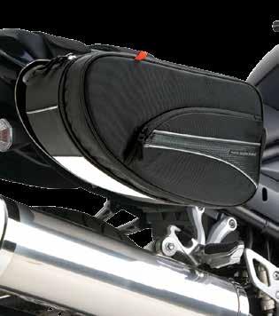 95 RRP Lightweight EVA molded panels with UV-treated Tri-Max nylon Maintains its shape even when empty Accommodates bikes with swept exhausts Easy access top loading main compartment  43cm x W 21.
