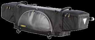 included 2 liter water bladder Top quality Tri-Max Ballistic Nylon and Fibertech panels Reverse coil zippers help keep