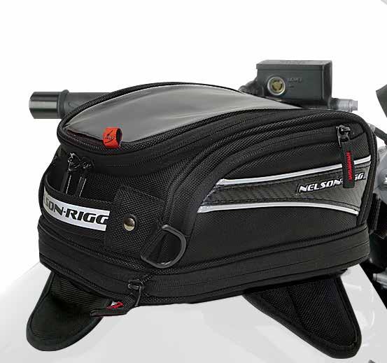 RUBBER COATED OVERSIZED ZIP CL-2014 Journey Small Tank Bag from $ 129.