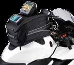 items for easy access Fully expandable to hold most full face helmets Includes touch screen device