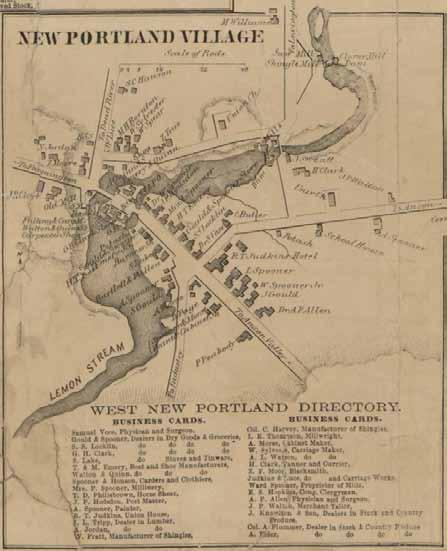 New Portland Village Map of