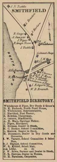 Smithfield Village Map of