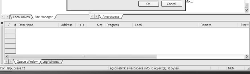 Најчесто левиот прозорец ја покажува содржината на тековниот директориум од хард дискот, а десниот прозорец ја прикажува содржината на тековниот директориум на FTP серверот.