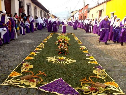 March 20 - Palm Sunday This morning we will take a walking tour to witness the Palm Sunday procession known as La Reseña, which departs from La Merced church.