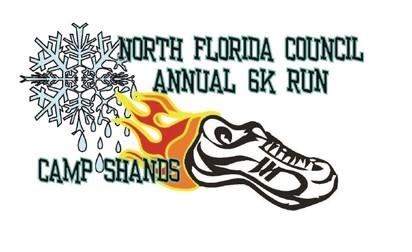 CAMP SHANDS 7th Annual 6K RUN GET SAND IN YOUR SHOES Camp Shands on the Baden Power Scout Reservation 1453 Baden Powell Road, Hawthorne, FL 32640 Open to the General Public, Scouts and Scouters Cost