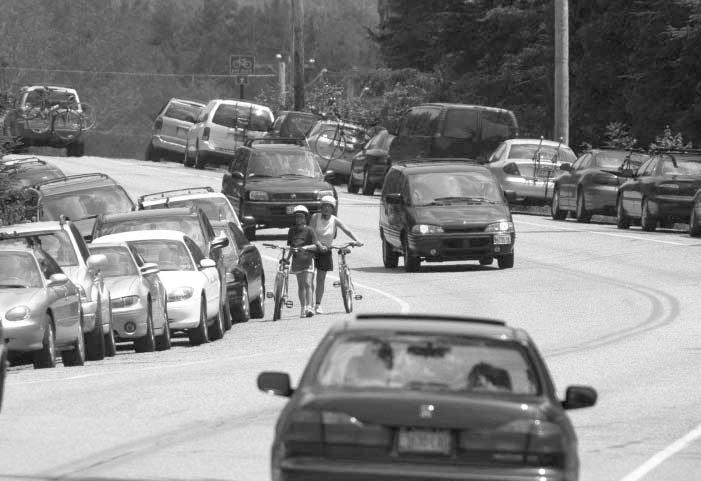 Guest Article Parking along Eagle Lake Road HOW MANY ARE TOO MANY? PARK HOSTS VISITOR CAPACITY WORKSHOP Charlie Jacobi Peter Travers photo How many are too many.
