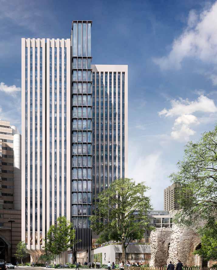 DELIVERING MORE THAN EFFICIENCY BEYOND BUSINESS 2 LONDON WALL PLACE 2 London Wall Place is a 16 storey, elegant tower that features consistent, highly efficient 12,000 sq ft floor plates with an