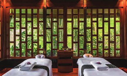 projector Wellness and Movement Aman Spa The Spa features six spacious treatment rooms, each with its own steam room, shower, bath, dressing area and outdoor meditation sala Treatments can be enjoyed
