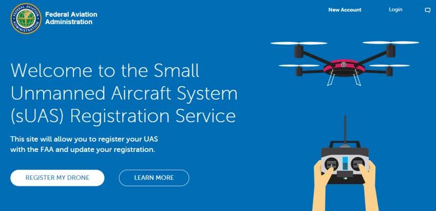 Online UAS Registration Operators flying under part 107 or a public COA must register online You will need to provide an email address, physical