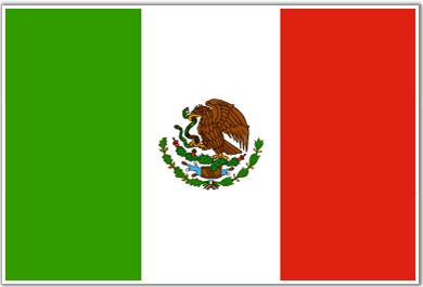 History of the Mexican Flag Established officially 1821: From the Aztec s the Eagle on the cactus with a snake in its talon was taken => became