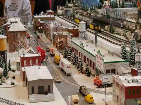 That layout was replaced by the current, totally rebuilt layout in 2007. Members took most of the fall of 2007 to build the layout.