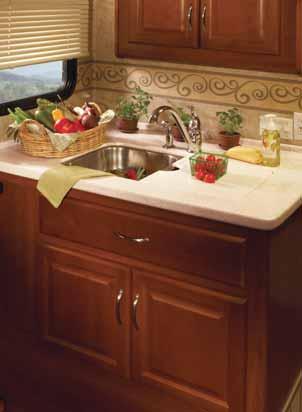 After all, we ve spent over 50 years perfecting RVs, earning the loyalty of generations of RVers. THE DINETTE provides spacious seating for four, and a view that can change with the menu.