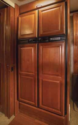 THE CABINETRY is beautiful on the outside, but the inside offers some nice surprises too.