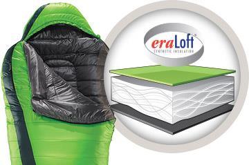ERALOFT SYNTHETIC INSULATION eraloft is a highly efficient and compressible synthetic insulation.