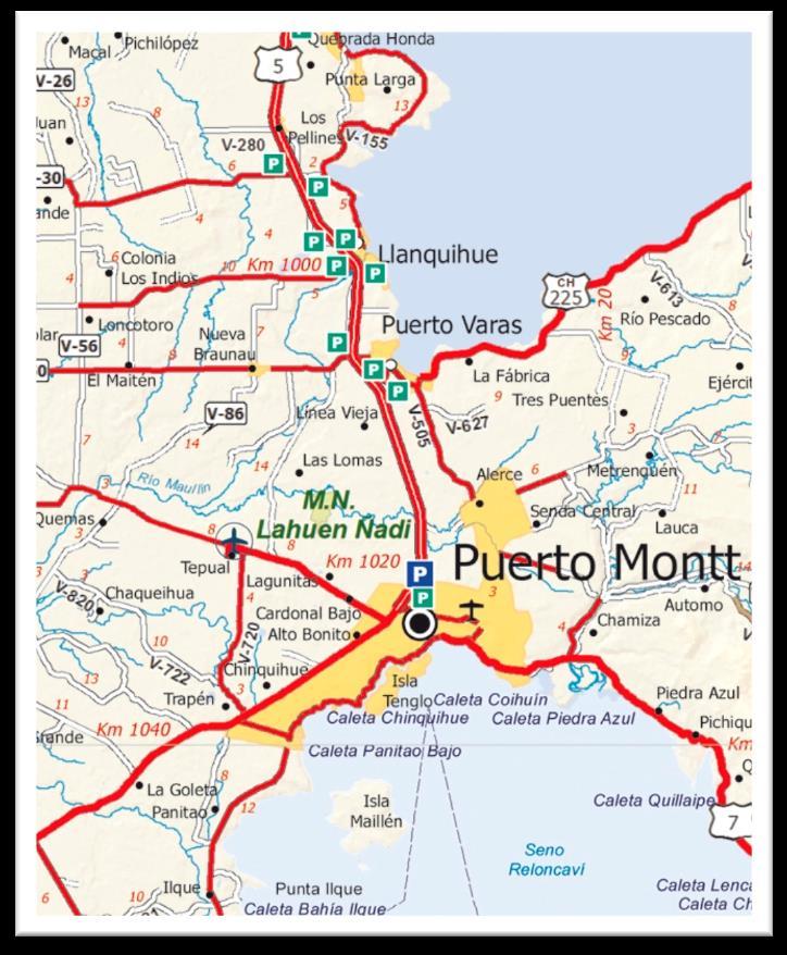METROPOLITAN HIGHWAY OF PUERTO MONTT PUBLIC WORKS PPP Data Sheet: October 2015 Puerto Montt - 1.000 km.
