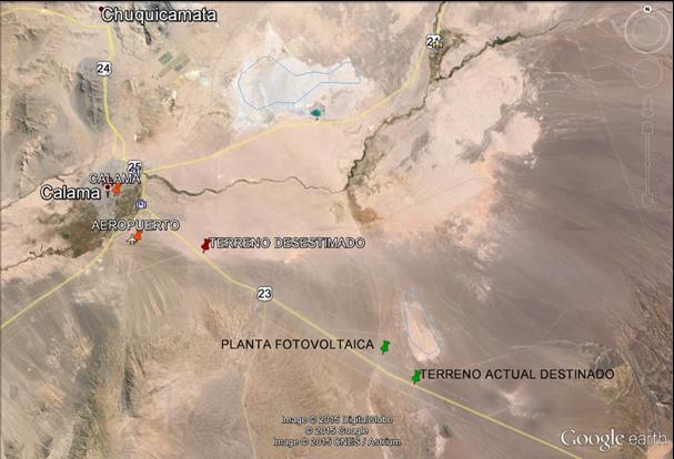 NATIONAL DEPARTMENT OF PROJECT DATA SHEET ARCHITECTURE CALAMA PRISON COMPLEX Data Sheet: October 2015 Crossing of Route 23 CH with Route B-195 Camino Tuina.