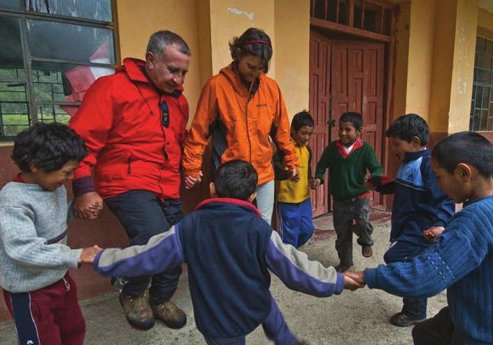 Yanapana Peru: Helping to Reduce Poverty in the Andes Yanapana Peru is an independent, non-governmental, nonprofit association, created as part of Mountain Lodges of Peru s program for Social