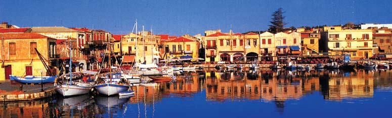 Harbor scene in Rethymnon, Crete EARLY BOOKING SAVINGS RESERVE NOW!