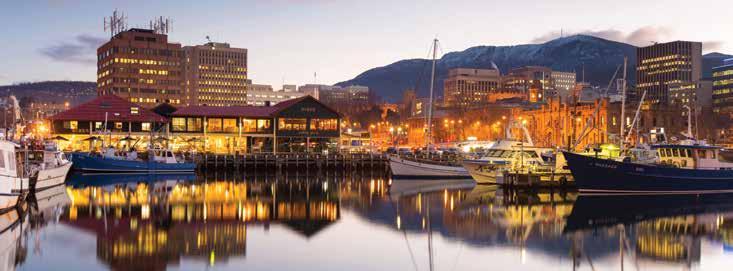 Hobart & Southern Tasmania HOBART & SOUTHERN TASMANIA Hobart Hobart Hobart is the perfect contradiction between old and new, making it the ideal home for the internationally acclaimed Museum of Old