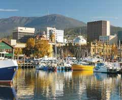 Enjoy magnificent views from the summit of Mt Wellington before an informative Hobart tour.