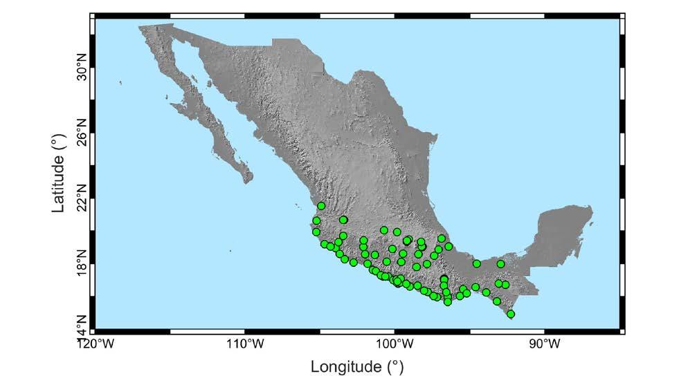 MEXICO Partial Map Manager: IINGEN/SSN_IGEOF/CI RES/CICESE/ First Instrument: