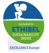 Index (DJSI) for the 1st time silver medal for our sector Joined the