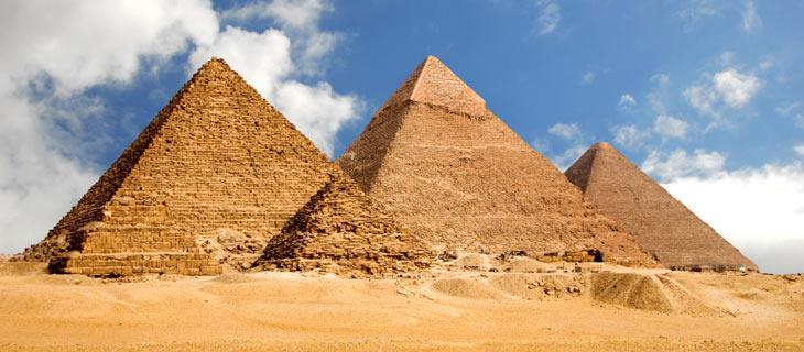 Great Pyramids Pharaohs built necropolises that contained pyramids w/ tombs Were