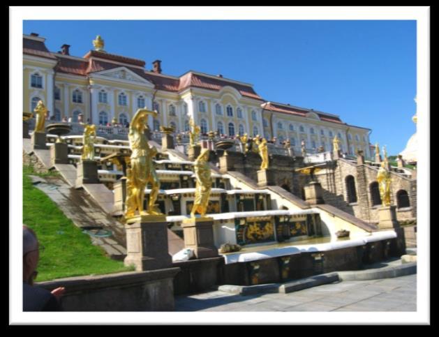 Boat Tour along rivers and canals of Saint Petersburg; Yusupov Palace Tour Day 3 - Tour to Peterhof: Palace & Park Tour to Peterhof: Palace & Park. Visit to Grand Palace and Lower Park.