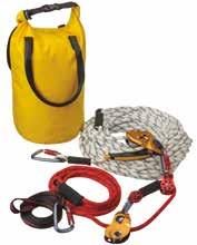 Models and sizes may vary in each location FALL PROTECTION SAFETY AT ITS PEAK Res-Q-Kit - 100' (30.