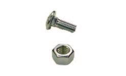 Carriage Bolt & Nut - 3/8 Stainless Steel &